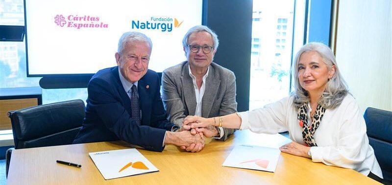 Renovación del acuerdo de colaboración de Fundación Naturgy y Cáritas