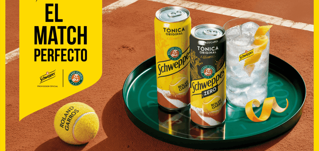Schweppes® y Roland Garros: el match perfecto