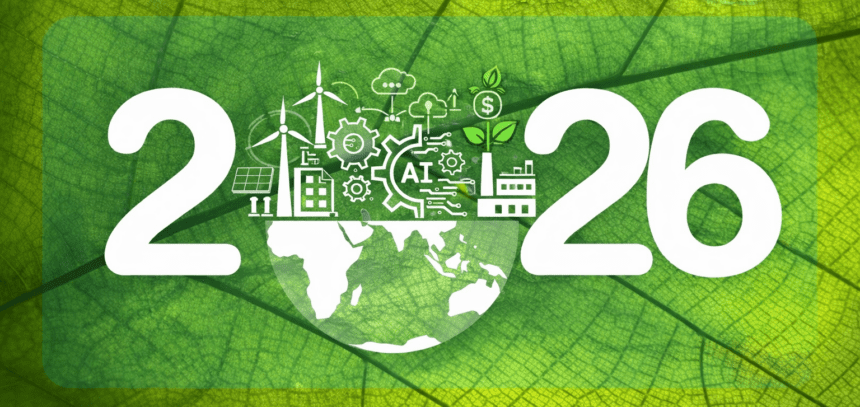 Tendencias en Sostenibilidad Empresarial para el año 2026 - Imagen generada por Inteligencia Artificial (Corresponsables)