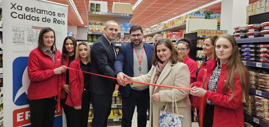 Inauguración del nuevo Eroski City de Caldas de Reis - Imagen cedida por Vegalsa-Eroski