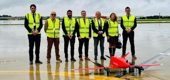 Prueba del proyecto europeo EUREKA en el Aeropuerto de Palma de Mallorca - Imagen cedida por Aena