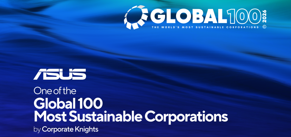 ASUS es reconocida como una de las 100 Corporaciones Más Sostenibles del Mundo según Corporate Knights