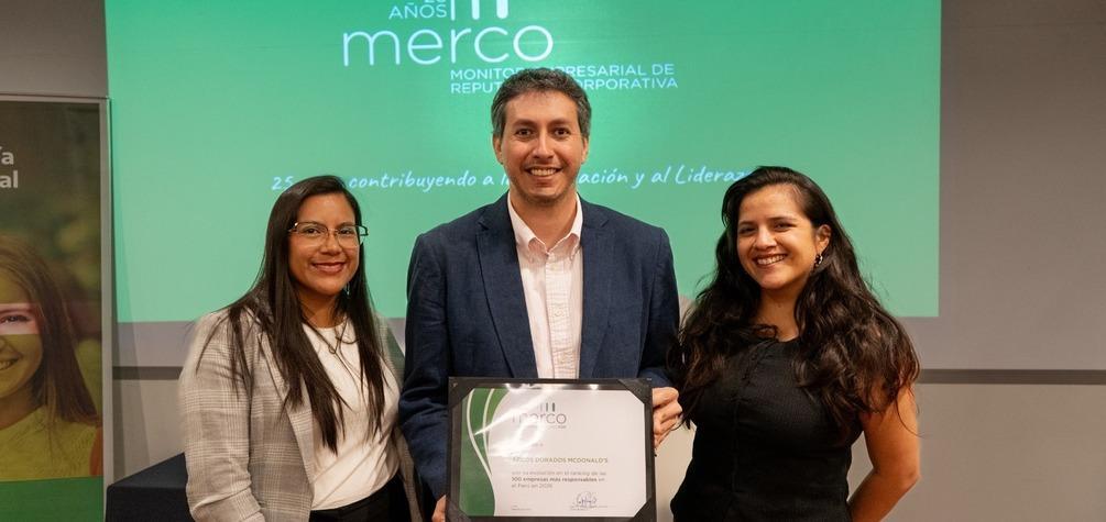 Arcos Dorados Perú destaca en MERCO Responsabilidad ESG y se posiciona en el top 3 del sector gastronómico