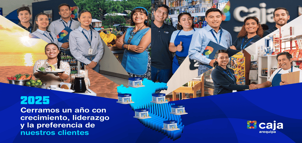 Caja Arequipa cerró el 2025 con un crecimiento sostenido y mayor alcance financiero a nivel nacional