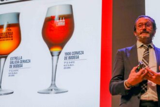 Manel P. Piñón, Director de Trade Marketing de Hijos de Rivera y responsable del Proyecto Cervecerías Circulares, durante la presentación de HIP 2026