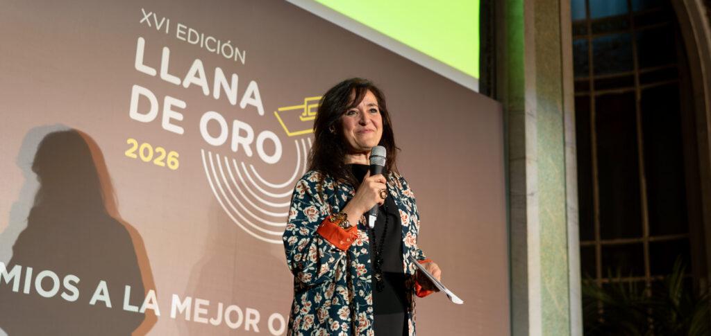 Esther Soriano, Directora General de Saint-Gobain Solutions, durante la ceremonia