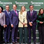 Etienne Strijp, Presidente de HEINEKEN España junto a Sara Aagesen, Vicepresidenta tercera y Ministra para la Transición Ecológica y el Reto Demográfico - Imagen cedida por HEINEKEN España