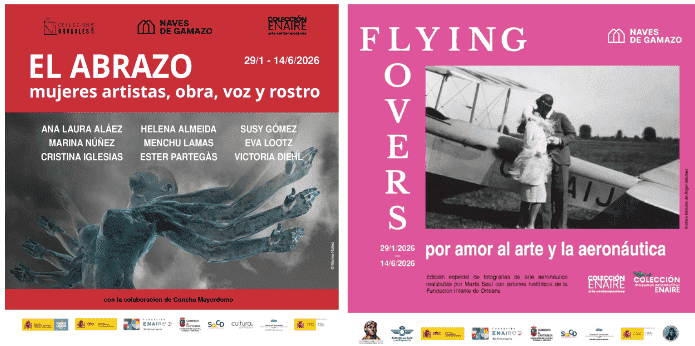 Fundación ENAIRE inaugura las exposiciones ‘El abrazo. Mujeres artistas, obra, voz y rostro’ y ‘Flying lovers’ en el Centro de Arte Naves de Gamazo en Santander