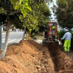 Obras para la instalación de 1.500 placas solares en el Hospital Universitario del Vinalopó - Imagen cedida por el Grupo Ribera Salud