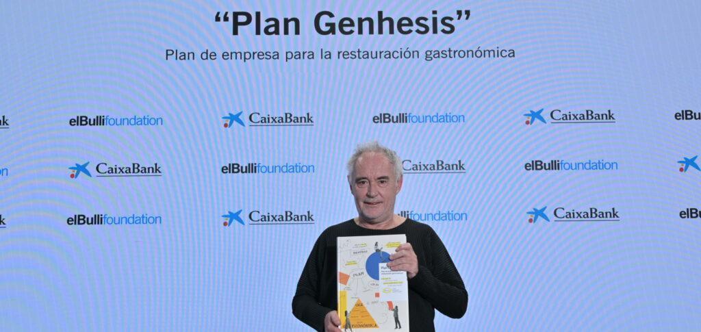 Plan GENHESIS ha sido desarrollado por el equipo de elBullifoundation bajo la dirección de Ferran Adrià