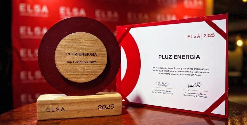 Pluz Energía destaca como “Top Performer” en la prevención del hostigamiento sexual laboral