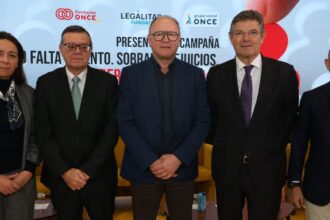Acto de presentación de la campaña "No falta talento, sobran prejuicios. Por el derecho al trabajo" de Fundación Legálitas y Fundación ONCE