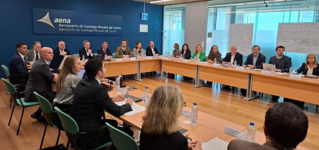 Segunda reunión del Grupo de Trabajo de Conectividad Aérea de Galicia - Imagen cedida por Aena