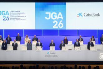 Consejo de Administración de CaixaBank durante la Junta General de Accionistas 2026