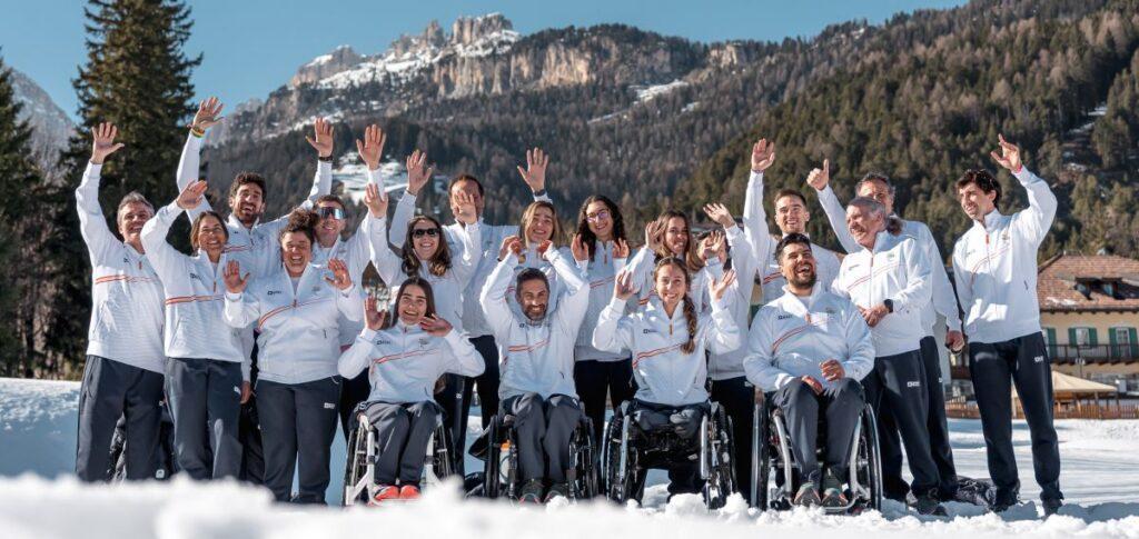 Equipo Paralímpico de España en Milán Cortina 2026 - Imagen cedida por ENAIRE y el Comité Paralímpico Español (CPE)