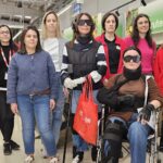 Participantes del grupo 1 de las sesiones de sensibilización celebradas hoy en Autoservicios Familia Sigüeiro - Imagen cedida por Vegalsa-Eroski