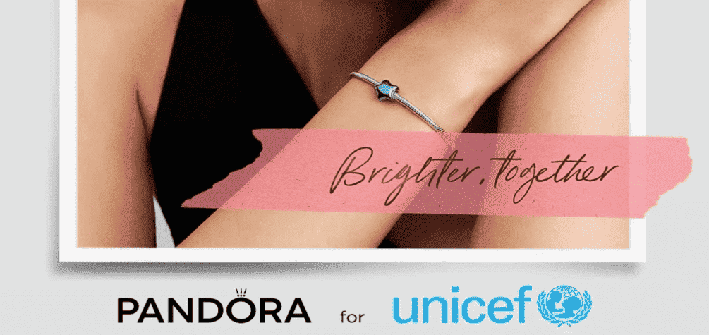 Pandora refuerza su alianza con Unicef y celebra el poder de dar con propósito