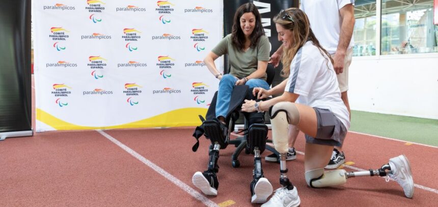 Una de las acciones llevadas a cabo entre Samsung y el Comité Paralímpico Español en el Centro de Alto Rendimiento - Imagen cedida por Samsung