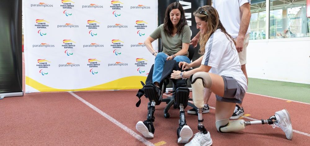 Una de las acciones llevadas a cabo entre Samsung y el Comité Paralímpico Español en el Centro de Alto Rendimiento - Imagen cedida por Samsung