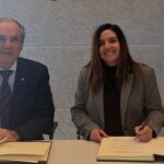 Jesús Aguilar, Presidente del Consejo General, y Zoraida Gómez, Presidenta de AEDESEO