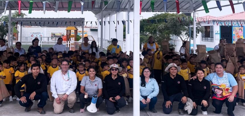 Empresas del sector eléctrico entregan kits escolares a más de 4,600 estudiantes en Chilca