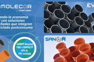 Molecor impulsa la economía circular con soluciones ecodiseñadas que integran PVC reciclado postconsumo