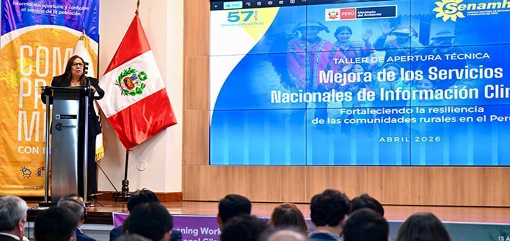 Minam fortalecerá servicios de información climática para mejorar la resiliencia de comunidades rurales