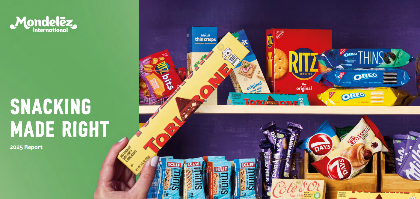 Informe global de progreso en Sostenibilidad 2025: Snacking Made Right - Mondelēz International