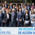 Acto de entrega de la XIV Convocatoria de Ayudas a Proyectos de Acción Social hoy en la sede de Fundación Mutua Madrileña