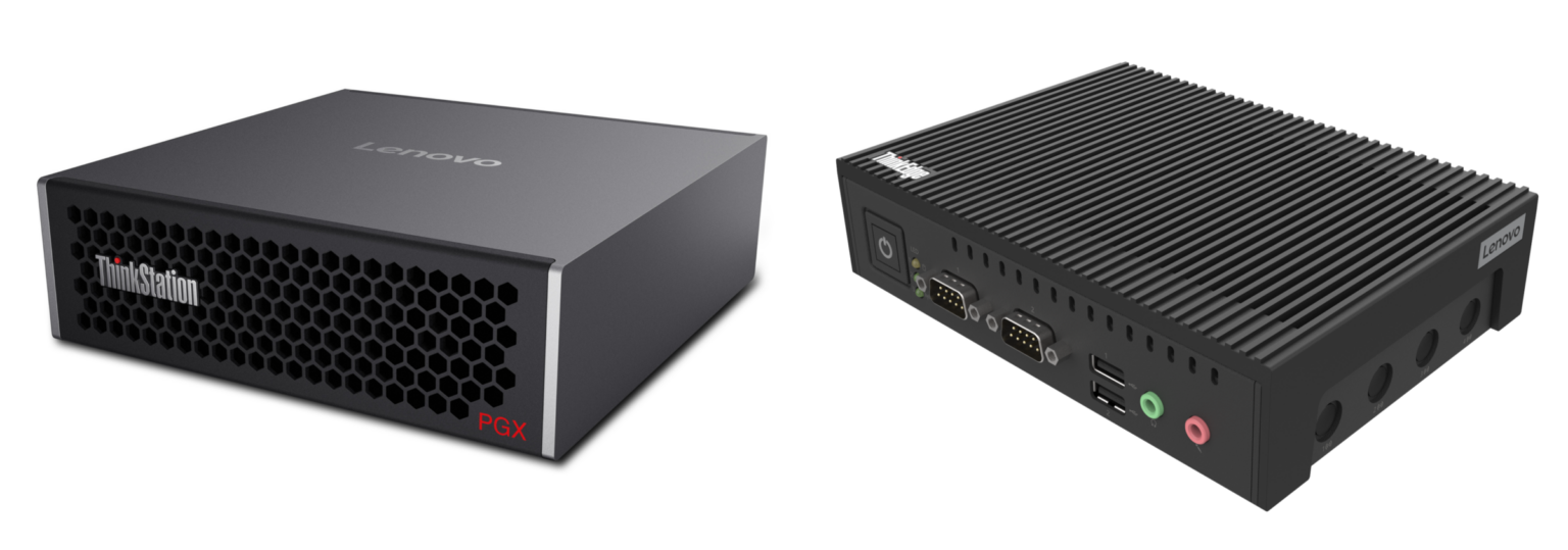 Lenovo ThinkStation PGX impulsado por el superchip NVIDIA y Lenovo ThinkEdge - Impulso de la IA de Lenovo