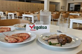 Menús solidarios donados por Vegalsa-Eroski para el Día de la Madre