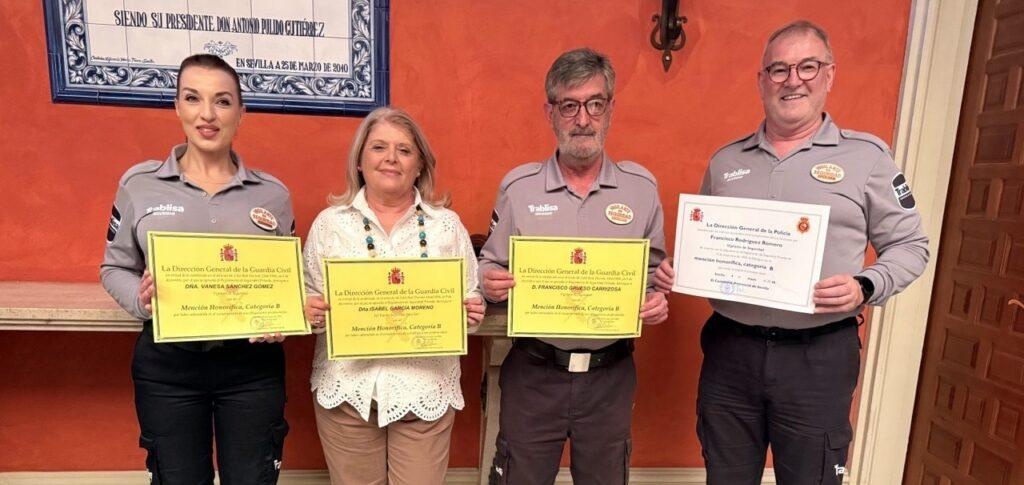 Reconocimiento al equipo de seguridad de Correos en Sevilla