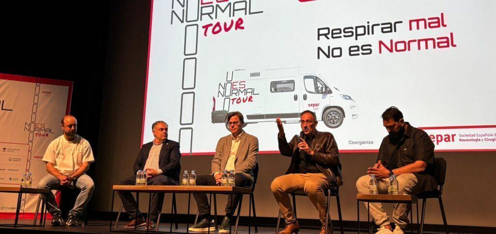La "Parada Chiesi" por la salud respiratoria en Astorga (León)