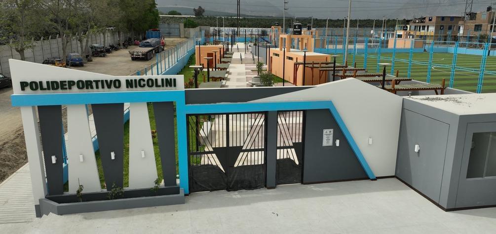 Grupo Viru inaugura moderno Polideportivo en beneficio del Centro Poblado de Víctor Raúl Haya de la Torre