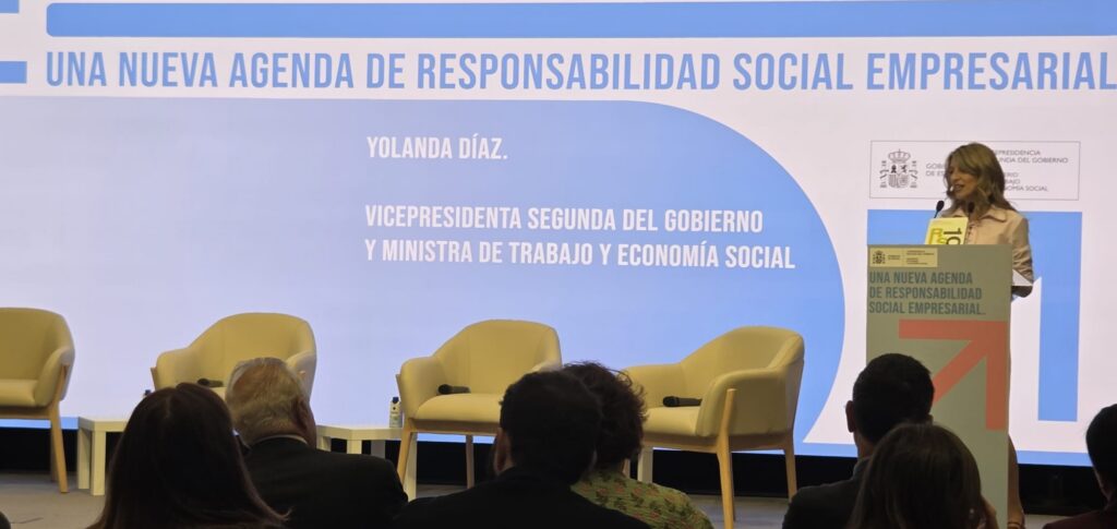 Yolanda Díaz, Vicepresidenta Segunda y Ministra de Trabajo y Economía <a href=