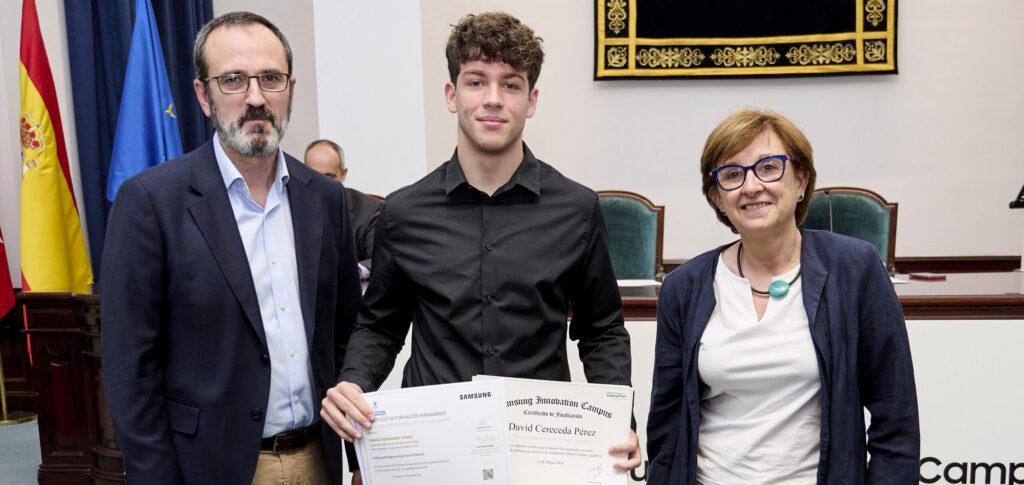David Cereceda, alumno del curso de Introducción a la Programación e Inteligencia Artificial de Samsung Innovation Campus
