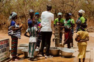 El primer pozo desarrollado en Bondjougou en 2024 junto a la Fundación Alaine - AUARA