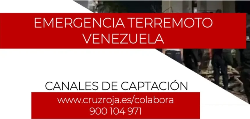 Cruz Roja moviliza ayuda sanitaria urgente tras terremotos que afectan a miles en Venezuela