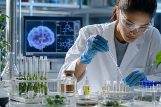Los premios otorgados por la Real Sociedad Española de Química (RSEQ) y Lilly incentivan la producción científica de jóvenes talentos científicos - Imagen de Stock generada por IA