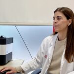 La doctora Paloma Lluch, en la consulta Digestivo Ribera Mestalla