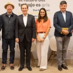 Juan Fernández Palacios, director del Centro de Investigación Ageingnomics; Dan Pontefract, autor del libro y experto internacional en liderazgo y cultura organizativa; Antonio Huertas, presidente de Fundación Mapfre; Casilda Heraso, directora de Selección de Ashoka Fellows y Nueva Longevidad; Manuel Pimentel, escritor y exministro de Trabajo y Asuntos Sociales, y Pere Estupinyá, bioquímico y divulgador científico.