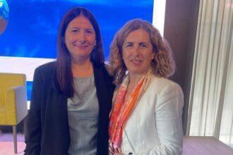 Pilar Codina Clua, Corporate Sustainability Manager en Epson Ibérica y Begoña Alcaya Ramón, ESG Technician en NTT DATA
