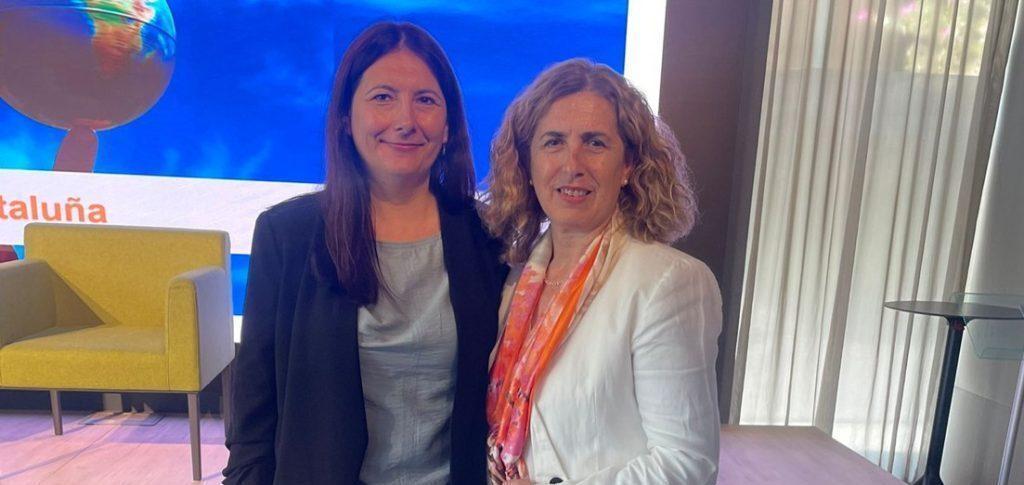 Pilar Codina Clua, Corporate Sustainability Manager en Epson Ibérica y Begoña Alcaya Ramón, ESG Technician en NTT DATA