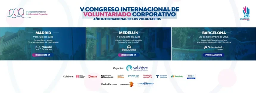 Voluntare impulsa el voluntariado corporativo global con su Congreso en tres continentes