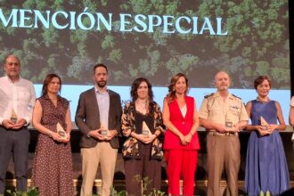 Urbaser, reconocida por su contribución a la recuperación ambiental y la creación de nuevos espacios verdes en Zaragoza