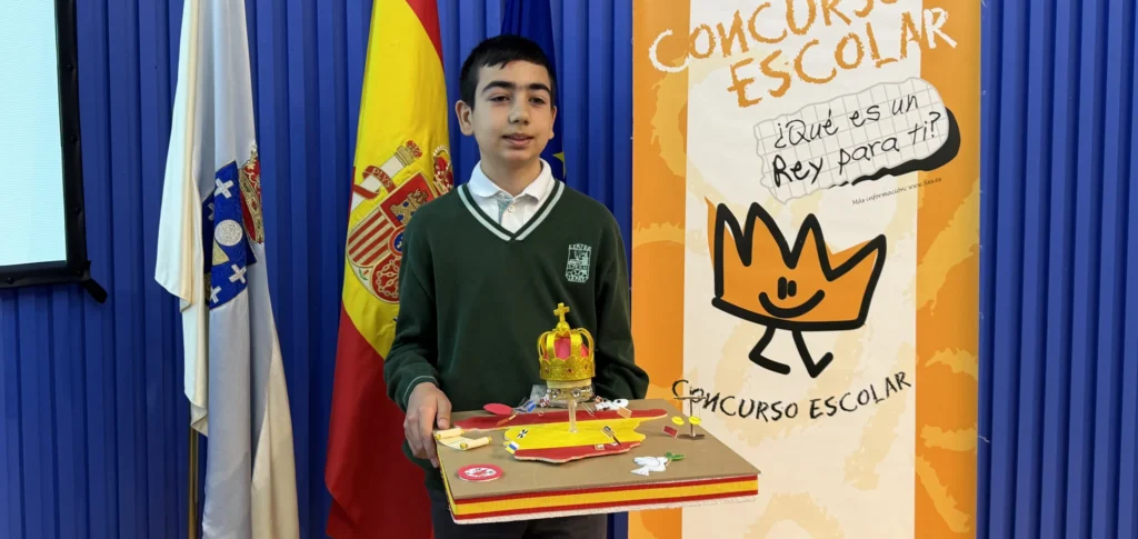 Diego Fariña Carpente, alumno de 6º de Primaria en el Colegio Liceo La Paz, de A Coruña