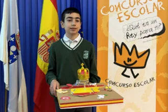 Diego Fariña Carpente, alumno de 6º de Primaria en el Colegio Liceo La Paz, de A Coruña