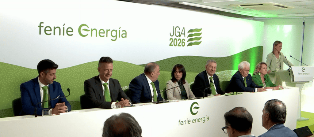 Junta General de Accionistas tras los resultados financieros de 2025 de Feníe Energía
