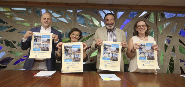 Presentación esta mañana del programa de vacaciones para personas con discapacidad intelectual impulsado por Special Olympics Galicia y Afundación