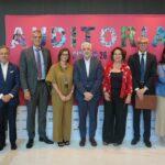 Inauguración del Fórum de la Auditoría con presencia de Joan Vall, presidente del Colegio de Censores Jurados de Cuentas de Cataluña; Víctor Alió, presidente del Instituto de Censores Jurados de Cuentas de España; Aurora Carbonell, alcaldesa de Sitges; Santiago Durán, presidente del Instituto de Contabilidad y Auditoría de Cuentas (ICAC); e Imma Barral Viñals, Consejería de Justicia y Calidad Democrática de la Generalitat de Cataluña